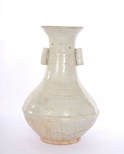 15C Chinese Celadon Qingbai 青白  Pottery Vase